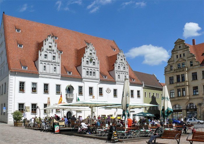 Marktplatz in Meißen Marktplatz in Meißen