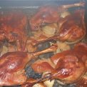 Fertiger Gänsebraten im Ofen