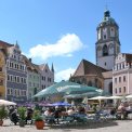Frauenkirche und Marktplatz in