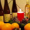 Fruchtiger Glühwein aus Apfelwein mit Holunderblüten