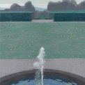 KLAUS DENNHARDT, Großsedlitz, 2004, Öl, Pastell, Papier/Leinwand, 160 × 100 cm