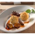 Nougat-Topfenknödel