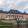 Pillnitz elbseitig gesehen Pillnitz elbseitig gesehen