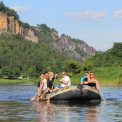 Schlauchboottour auf der Elbe